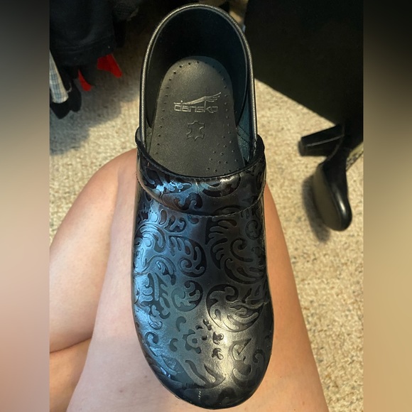 DANSKO Professional Black Tooled Clog - Picture 2 of 2